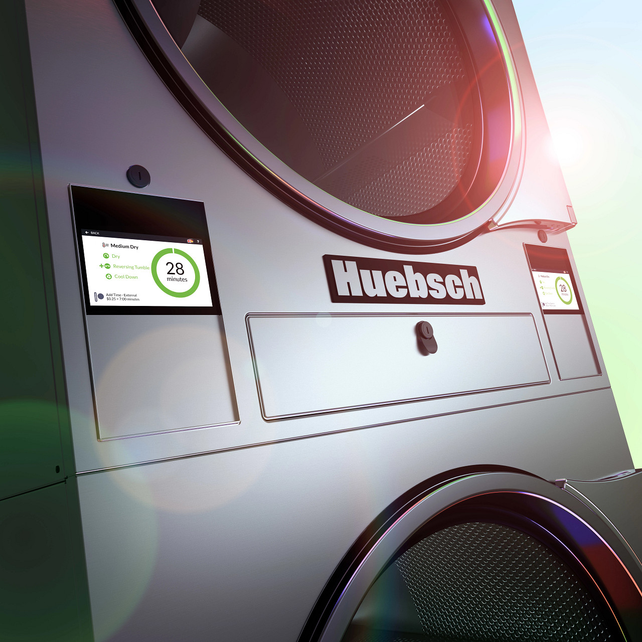 Huebsch Galaxy Touch Stack Dryer Glamour